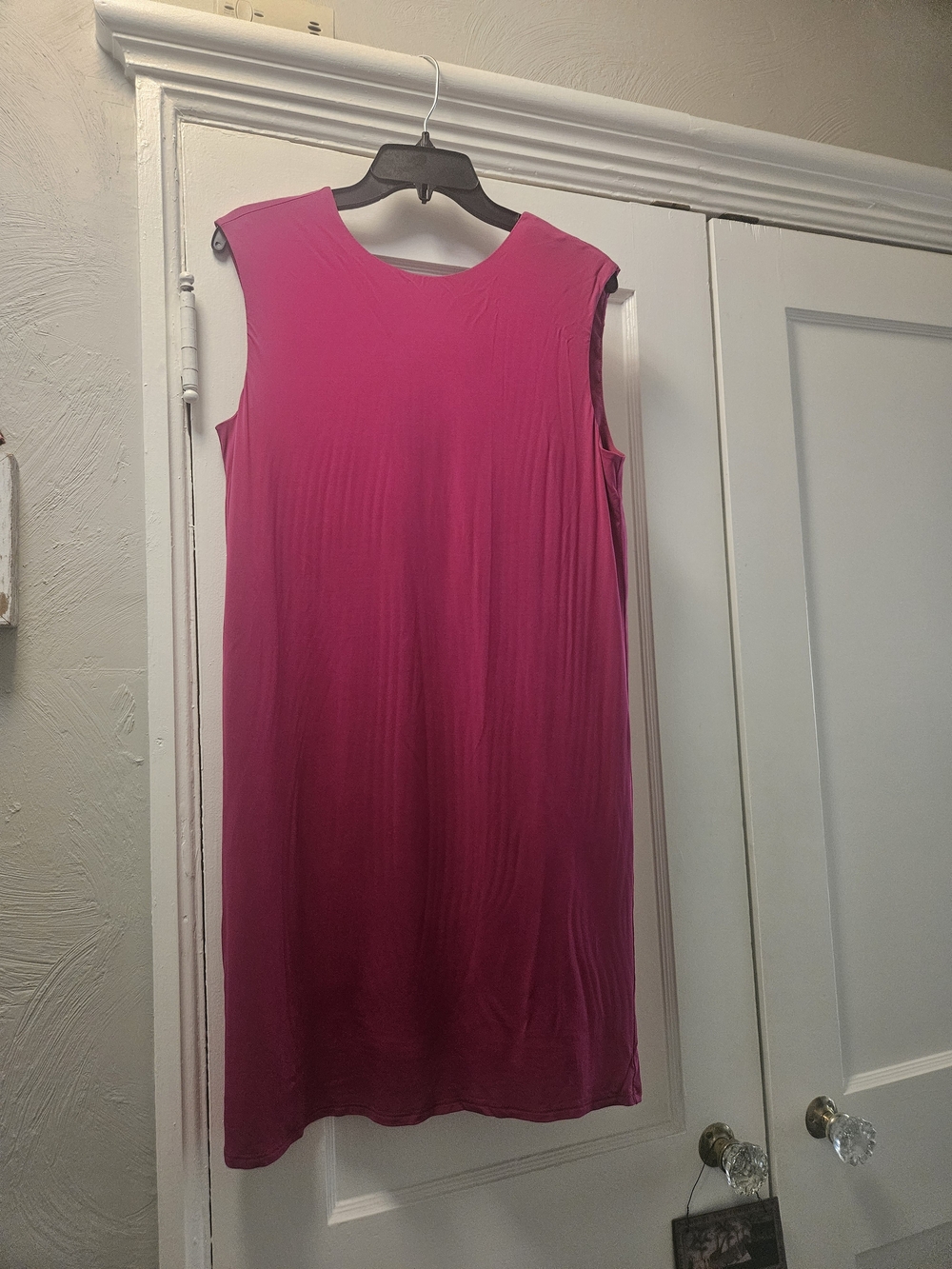 Helmut Lang Sleeveless Fuchsia Shift Dress